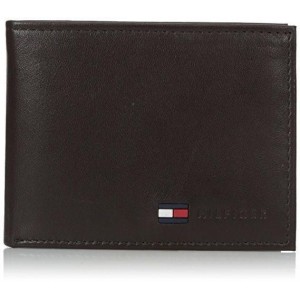 Tommy Hilfiger Men's Leather Passcase Wallet - Brown